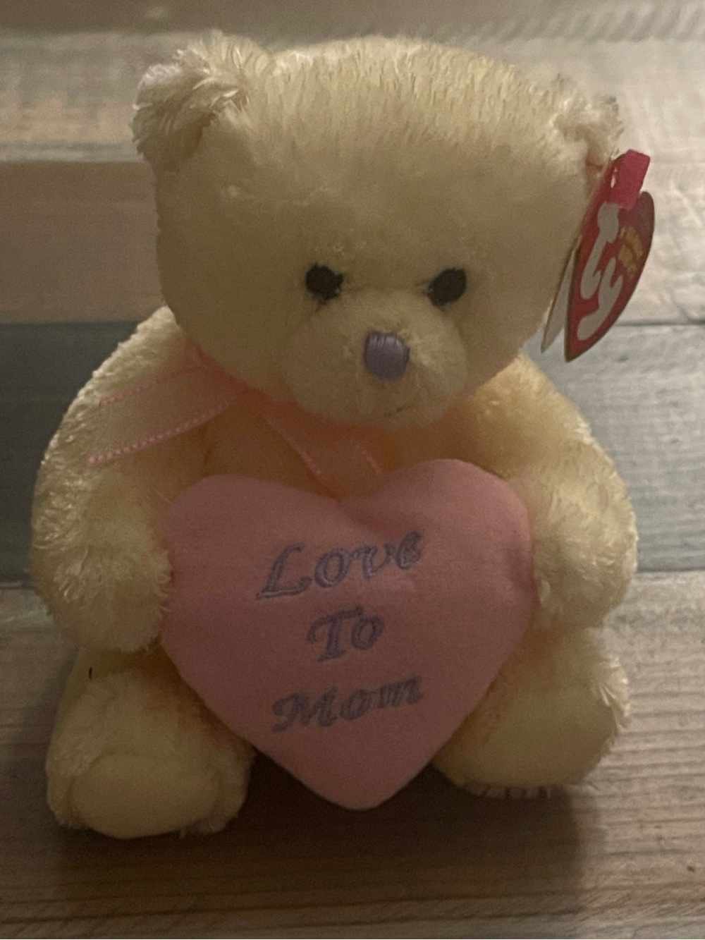 Vintage TY Beanie Baby My Mom Bear 2007 NWT Retired